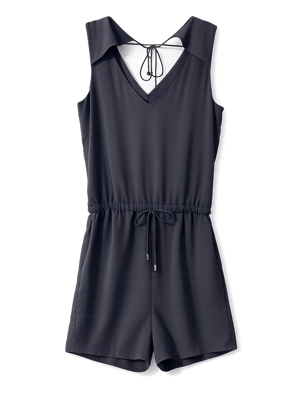RW&CO Charcoal Grey Sleeveless Romper - Size Small